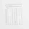 5 barettes hautes transparente 89 mm