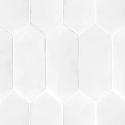 8 carreaux adhésifs décoratifs Vinyl Way 3D effet céramique blanc L.20 x L.20 cm x ep.1,3 mm Dada Art
