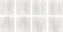 8 carreaux adhésifs décoratifs Vinyl Way 3D effet carreaux blancs L.20 x L.20 cm x ep.1,3 mm Dada Art