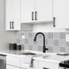 6 dalles adhésive murales Wall Tiles D-C-Fix Jamila effet carreaux de ciment beige, gris, blanc L.15 x l.15cm