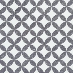 6 dalles adhésive murales Wall Tiles D-C-Fix Amira effet carreaux de ciment, gris, blanc L.15 x l.15cm