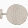 1 EMBOUT MÉDAILLON - BLANC LAQUÉ - DIAMÈTRE 28