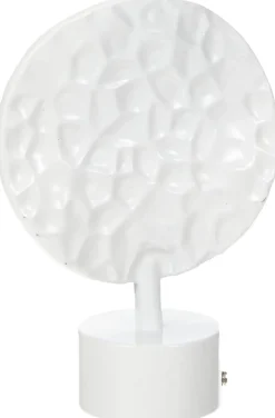 1 EMBOUT MÉDAILLON - BLANC LAQUÉ - DIAMÈTRE 28