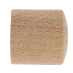 2 embouts bouchon pour barre à rideau bois de hêtre Ø2,8cm Mobois