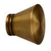 2 Embouts de tringle - Effet trapèze (Diam. 20 mm - Bronze)