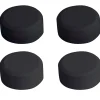 4 Fixations rondes pour miroir Ø2cm noires MPglass