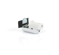 2 Fixations sans perçage universelles & réglables pour câbles de store - Gris