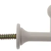 2 GONDS ANGLAIS POUR RIDEAU COULEUR BLANC - 3CM