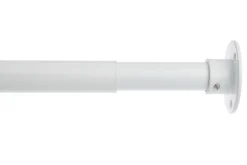1 KIT PENDERIE EXTENSIBLE - BLANC - 90CM-1M60 - DIAMETRE 18/20