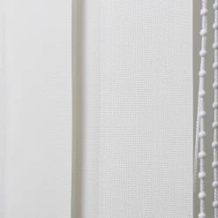 5 lamelles verticales orientables 89mm pour store californien blanc sans chaînette H.260cm, Madeco Screen