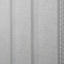 5 lamelles verticales orientables 89mm pour store californien gris chiné sans chaînette H.260cm, Madeco