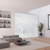 5 lamelles verticales orientables 89mm pour store californien motif arbre sans chaînette H.260cm, Madeco