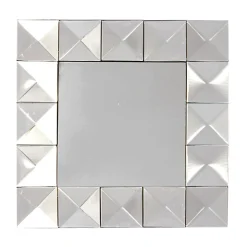 9 miroirs à facettes L.5 x l.5 cm Colours