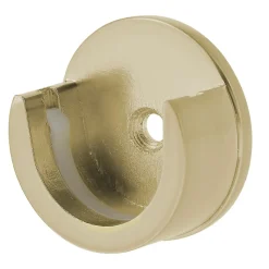 2 naissances support tringle à rideau métal doré Ø20/28mm Mobois