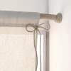 2 naissances support tringle à rideau bois de hêtre beige Ø20/28mm Mobois