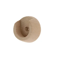 2 naissances support tringle à rideau bois de hêtre beige Ø20/28mm Mobois