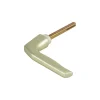 1/2 paire de béquilles pour porte, carré 7mm, couleur champagne - THIRARD