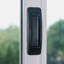 4 Pièces Poignée De Porte Coulissante Autocollantes Plastique pour Armoires de Portes et Fenêtres de Type Pate Noir
