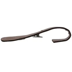 4 pinces vintage en cuir pour barre à rideau Ø2/2,8cm Mobois