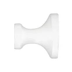 2 porte embrasses à rideau bois de hêtre blanc mat L.30mm Mobois