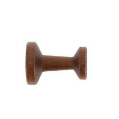 2 porte embrasses rideau bois de hêtre chêne foncé L.52mm Mobois