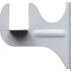 2 supports en tôle pour pose en façade coloris blanc
