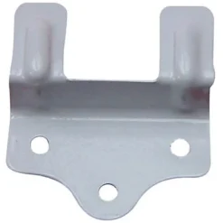 2 supports en tôle pour store en bois coloris blanc