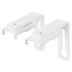 2 supports pour rail simple Millet blanc GoodHome