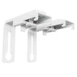 2 supports pour rail simple Millet blanc GoodHome