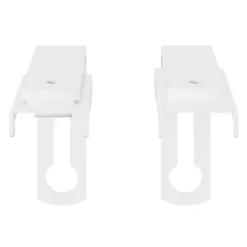 2 supports pour rail simple Millet blanc GoodHome