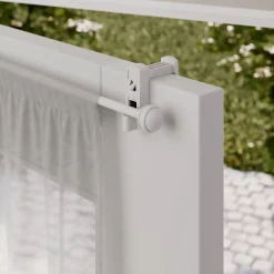 2 Supports sans perçage Nisis Goodhome blanc