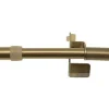 1 TRINGLE EXTENSIBLE EMBOUT CYLINDRE - DECOR LAITON - 80-110CM - DIAMETRE 10