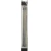 2 TRINGLES OVALES EXTENSIBLE 30-50CM CHROME