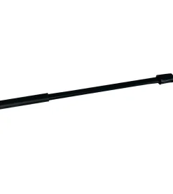 2 Tringles pour petit rideau à Poser Blanc (60-90 cm - Blanc)