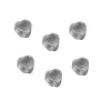 6 Un. poignées de meuble SHABBY CHIC bois mangue décapage gris la craie usé 39x37mm