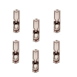 6 Un. poignées de meuble en argent mat pour commode armoire 107x29MM