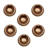 6 Un. poignées de meuble en bronze mat pour commode armoire - diamètre 40MM