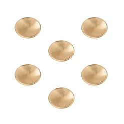6 Un. poignées de meuble en laiton satin pour commode - diamètre 40MM