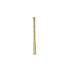 2 vis relieuses sectionnables acier ⌀7 mm H. 7 x L.60 mm doré