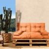 Accoudoir terracotta Mykonos L.58 x l.20 ep10 cm