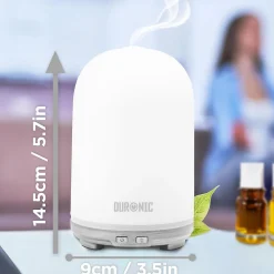 AD13 Diffuseur d'arômes Brumisateur d'Huiles essentielles Purificateur d'air Naturel Aromathérapie Bien être Relaxation Duronic