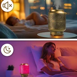 AD42 Diffuseur d'arômes Brumisateur d'Huiles essentielles Purificateur d'air Naturel Aromathérapie Bien être Relaxation Duronic