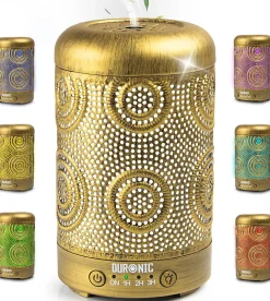 AD41 Diffuseur d'arômes Brumisateur d'Huiles essentielles Purificateur d'air Naturel Aromathérapie Bien être Relaxation Duronic