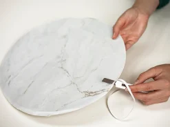 Adhésif décoratif d-c-fix® marbre Romeo mat blanc L.2m x l.45 cm