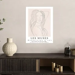 Affiche " les muses " l.30 x H.40 cm Dada Art