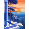Affiche - Vue du Sud - Posters de nos Régions - Format A3 - Grand 42cm x 29,7cm
