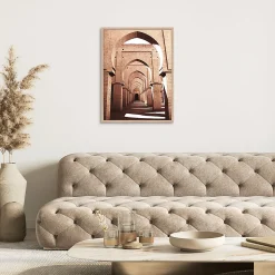 Affiche Arcades beige Dada Art l.60 x H.80 cm