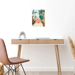 Affiche balcon Dada Art l.30 x H.40 cm multicolore