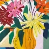 Affiche bouquet multicouleurs l.40 x H.50 cm Dada Art