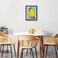 Affiche citron jaune l.30 x H.40 cm Dada Art